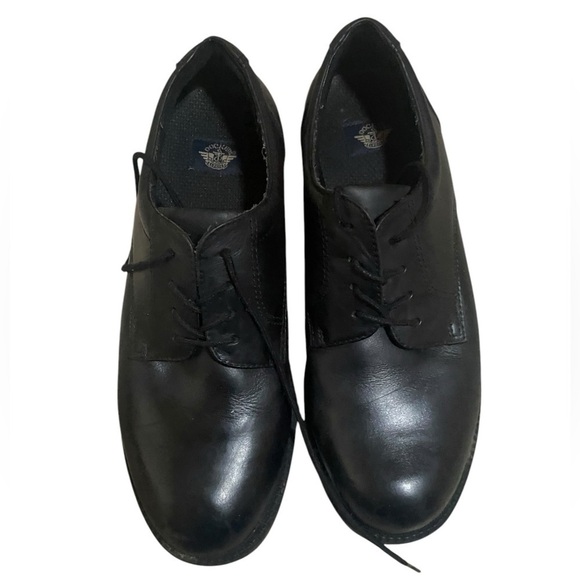 Dockers Mens Shoe Size 10,5 Genuine Leather Black Toe Comfort